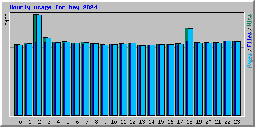 Hourly usage for May 2024
